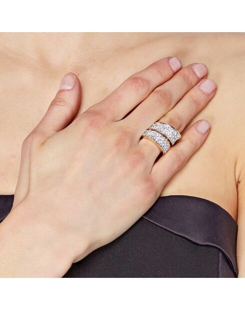 Anello So You dorato con oro fino