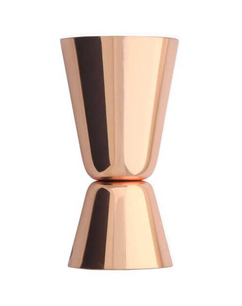 Koperroze cocktailbereidingsset voor barmannen - 5 stuks