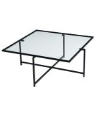 Table Basse Sun noire - 85x35x85 cm