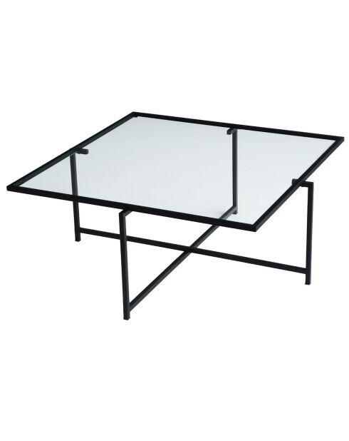 Table Basse Sun noire - 85x35x85 cm