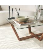 Table Basse Amalfi marron - 105x35x65 cm