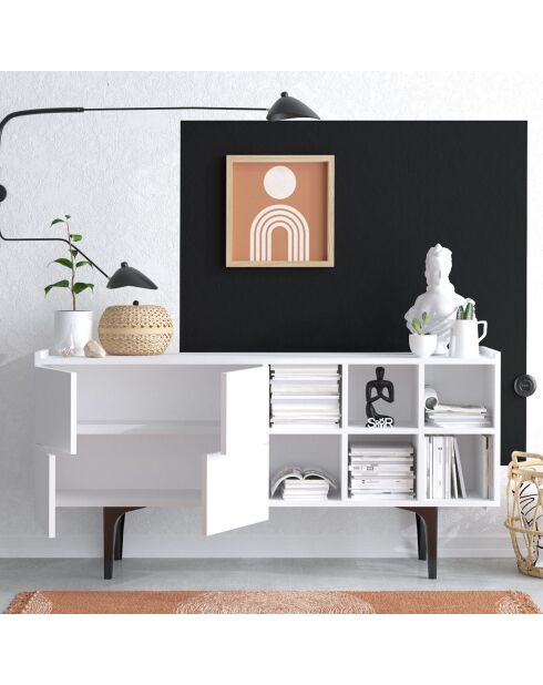 Buffet alpha blanc - 150x75x40 cm