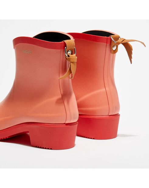 Boots de pluie en Caoutchouc papaye