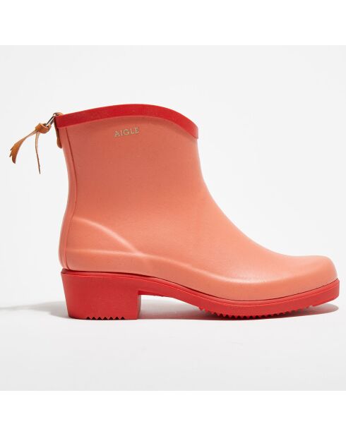 Boots de pluie en Caoutchouc papaye