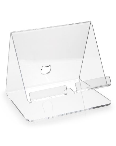 Support de tablette Oly transparent - 17x16x17 cm