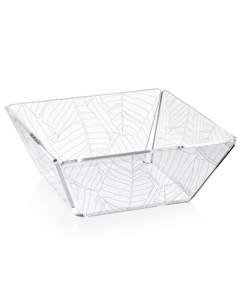 Corbeille à pain Bon Ton transparent - 22x22x8.6 cm