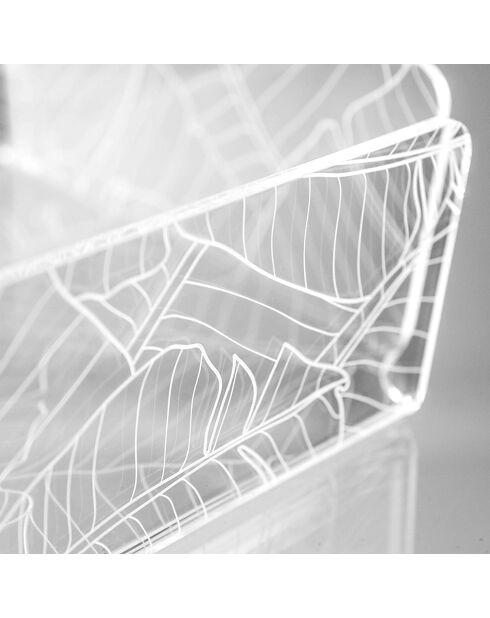 Porte-serviettes Bon Ton transparent - 22x22x7.5 cm