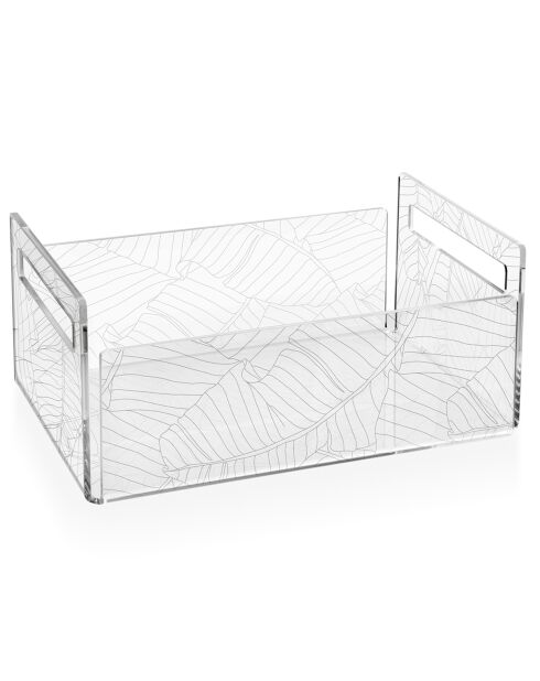 Bon Ton transparante fruitmand - 21x29x13 cm