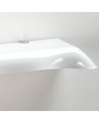 Étagère Drappeggi blanche - 69x20x5 cm