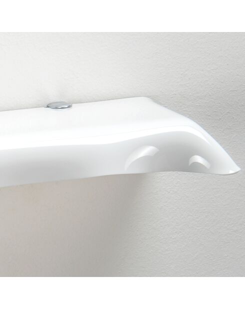 Étagère Drappeggi blanche - 69x20x5 cm