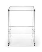 Table basse Contigo transparente - 32x29x45 cm