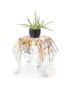 Table basse ronde Drappeggi multicolore - 60x60x45 cm