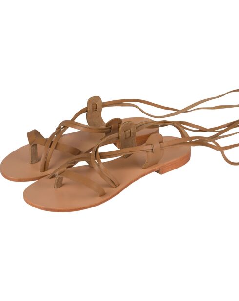 Cuba Sandalen aus Naturleder
