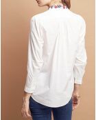Chemise Florencia en Coton blanche