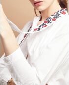 Chemise Florencia en Coton blanche