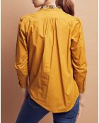 Chemise Florencia en Coton moutarde