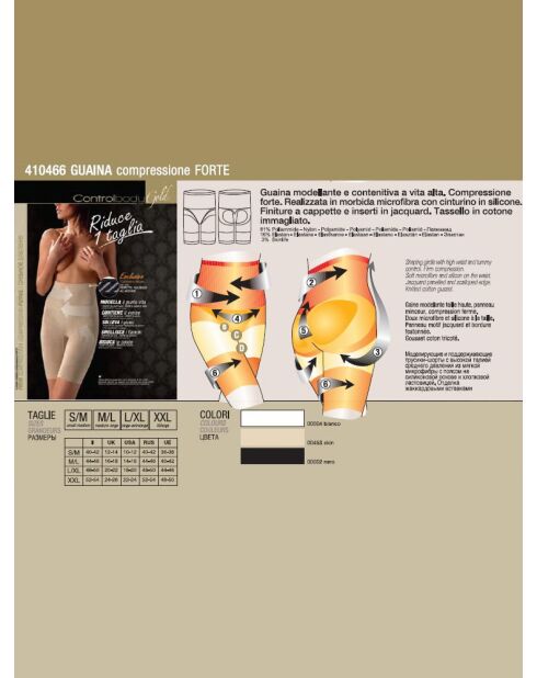 Panty modelant blanc