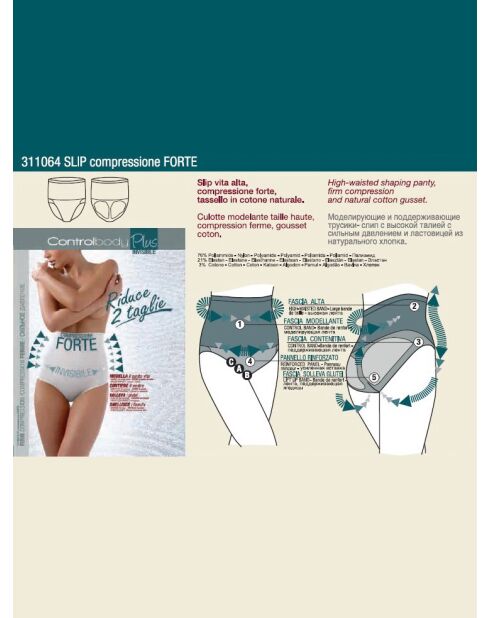 Culotte action ventre plat noire