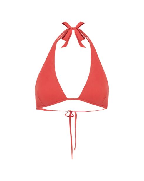 Top de bikini triangular de terracota David