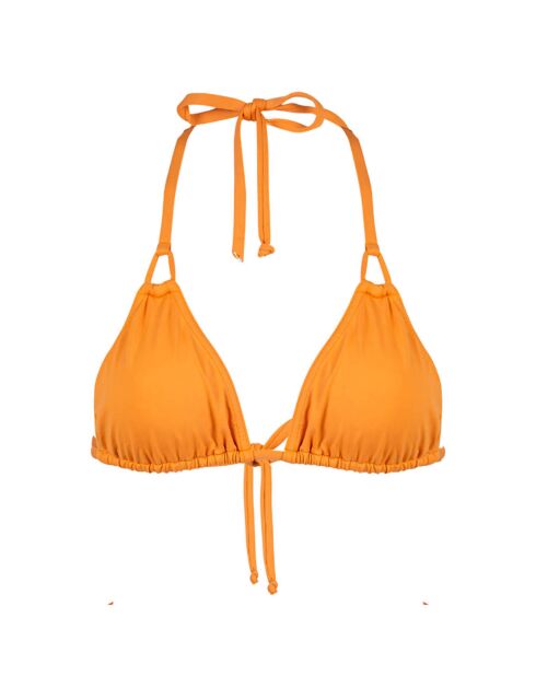 Mick okerkleurige triangelbikinitop