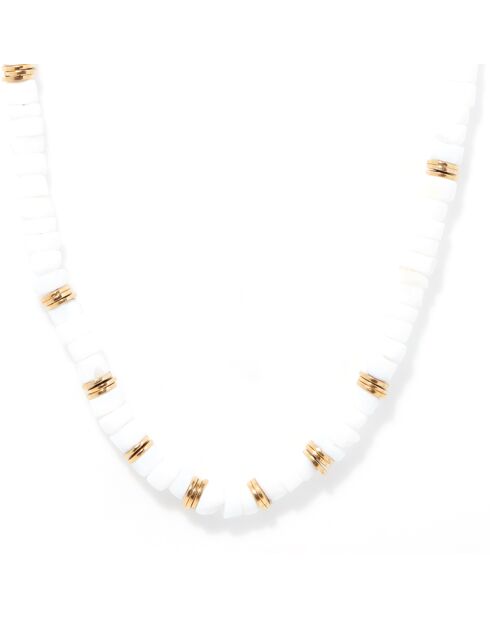 Collier Atlacoya en Opale blanche