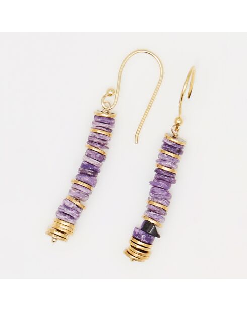 Boucles d'oreilles Quetzal en Chlorite