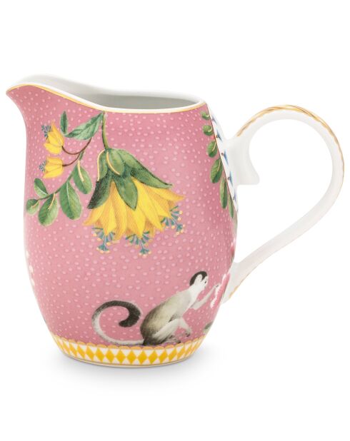 Kanne La Majorelle Cremekännchen aus rosafarbenem Porzellan - 25 cl
