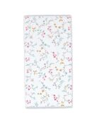 Drap de bain Les Fleurs blanc - 70x140 cm