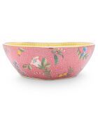 Plat de cuisson coeur en Porcelaine La Majorelle rose - 8x19.5x21.3 cm