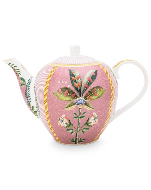 Théière en Porcelaine La Majorelle rose - 1.6 L