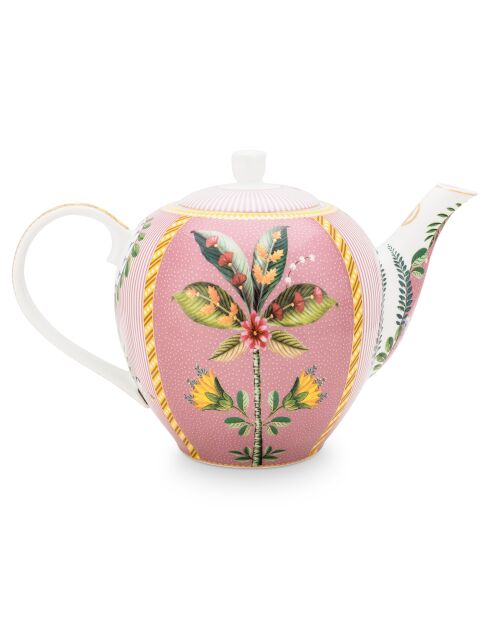 Théière en Porcelaine La Majorelle rose - 1.6 L