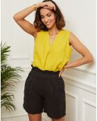 Top 100% Lin Yala jaune safran