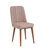Vina notenhouten stoel - 46x85x46 cm
