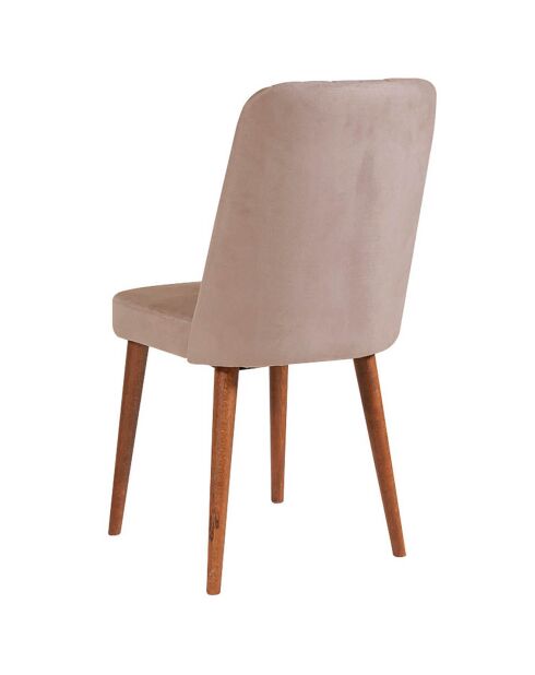 Chaise Vina noyer - 46x85x46 cm