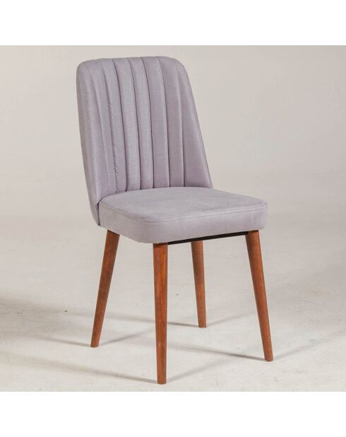 Vina 0701 notenhouten stoel - 46x85x46 cm