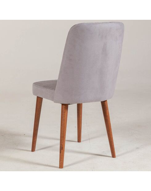 Vina 0701 notenhouten stoel - 46x85x46 cm