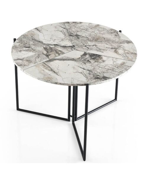 Mesa de comedor Yaprak 1203 de pino atlántico - 100x72x100 cm