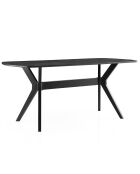 Table à manger Ares 1041 noire - 180x75x80 cm