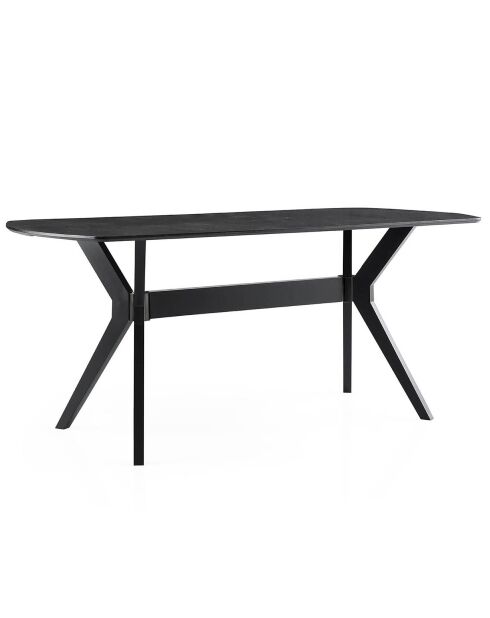 Table à manger Ares 1041 noire - 180x75x80 cm