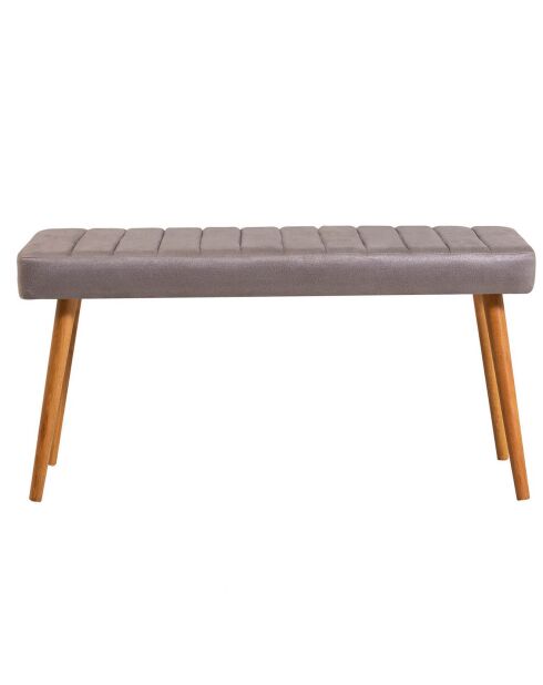 Table + 2 Chaises + Banc Santiago 0701 pin atlantique/gris