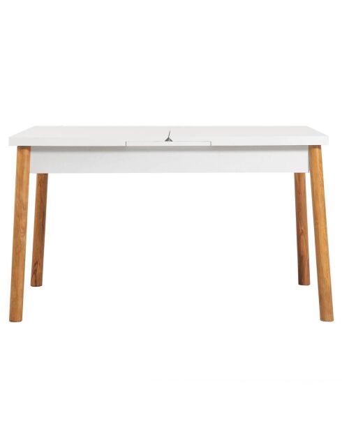 Table + 2 Chaises + Banc Santiago 0701 pin atlantique/blanc/gris
