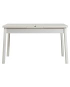Table + 2 Chaises + Banc Santiago 0701 blanc/gris