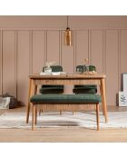 Table + 2 Chaises + Banc Vina 1070 pin atlantique