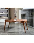 Table + 4 Chaises Touch Wooden noyer/anthracite
