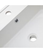 Vasque à encastrer Giotto 1 blanche - 91x46.5 cm