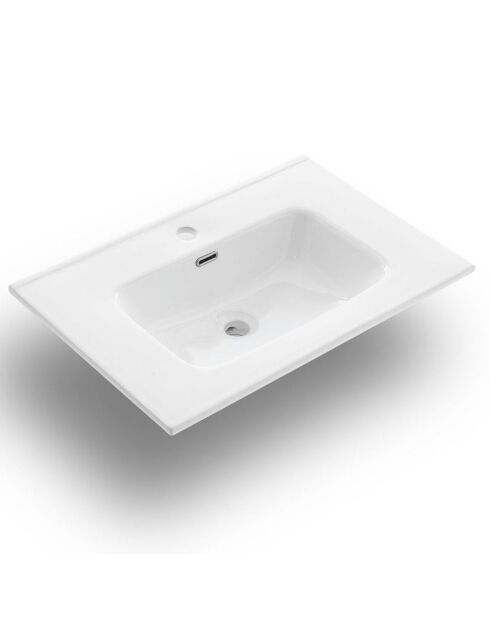 Vasque à encastrer Venere blanche - 81x46.5 cm