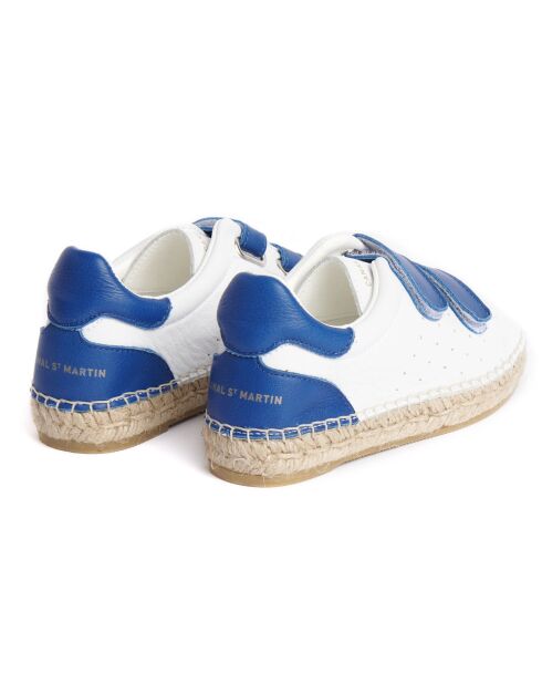 Baskets espadrilles en Cuir bleues