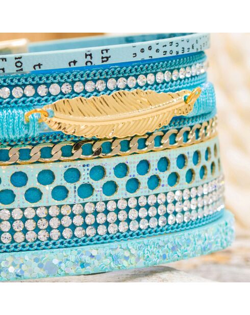 Manchette Ethnogos turquoise