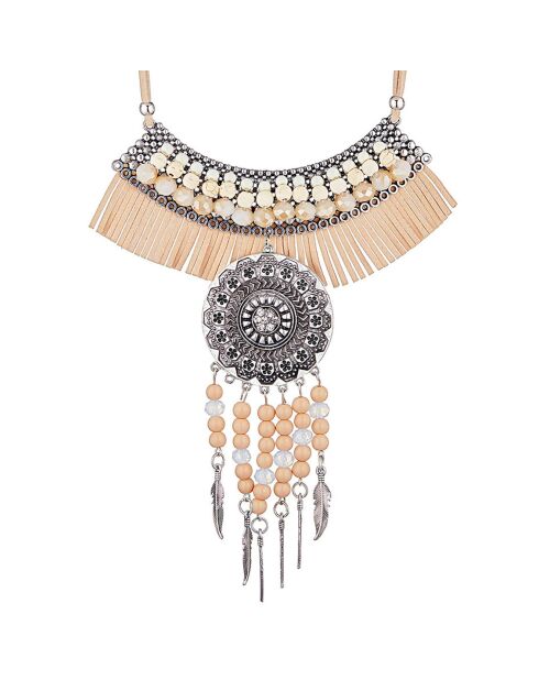 Beige Yokana halsketting