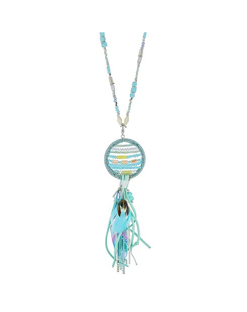Sautoir Pendentif Meluane bleu